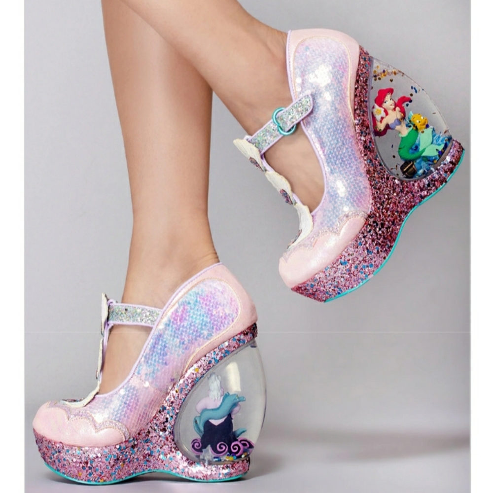 ISO irregular choice little mermaid wedges
